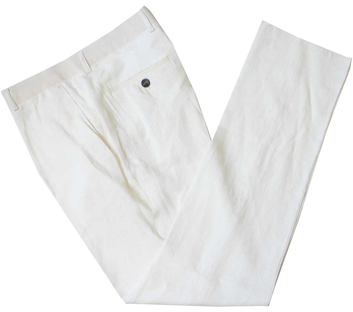 WHITE 3 PIECE LINEN SUIT