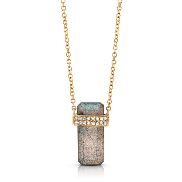 DIAMOND PADLOCK NECKLACE, 14kt Gold – JEN HANSEN