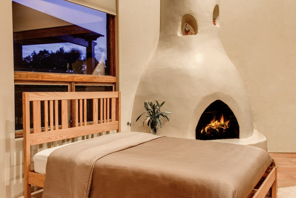 Dappled Path Bedframe - Soaring Heart Natural Bed Company - Bedframe With Headboard