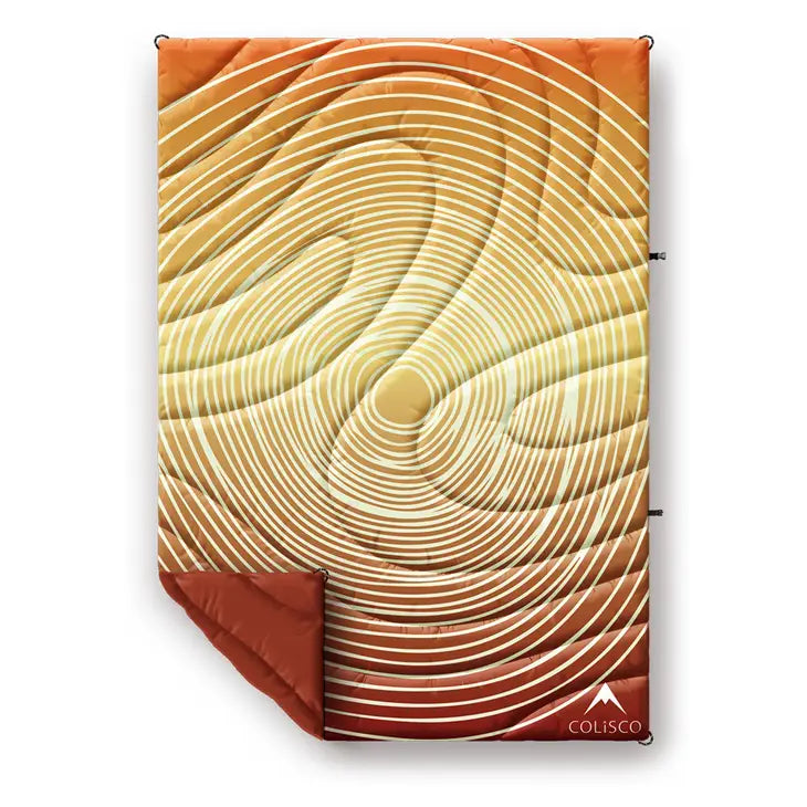 Rings Throw Blanket