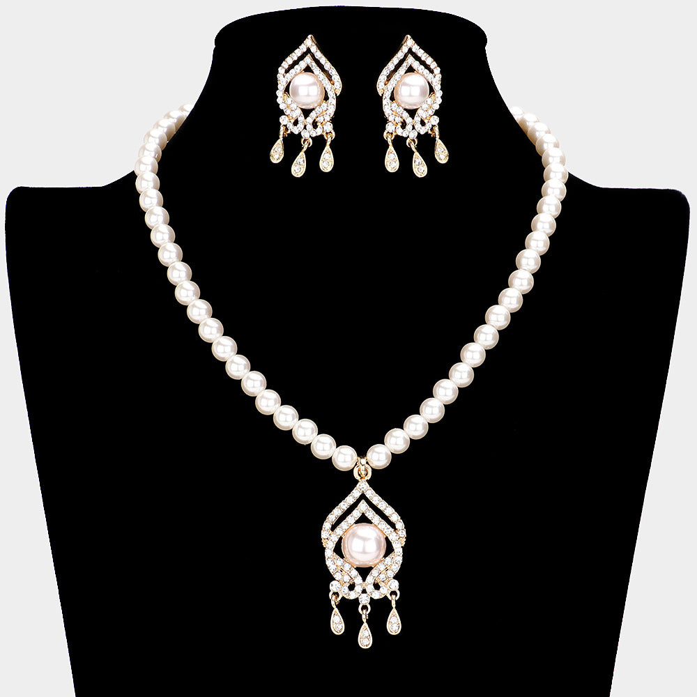 Bridal Pearl Necklace | Wedding Jewelry for Brides and Bridesmaids - Glitz  And Love