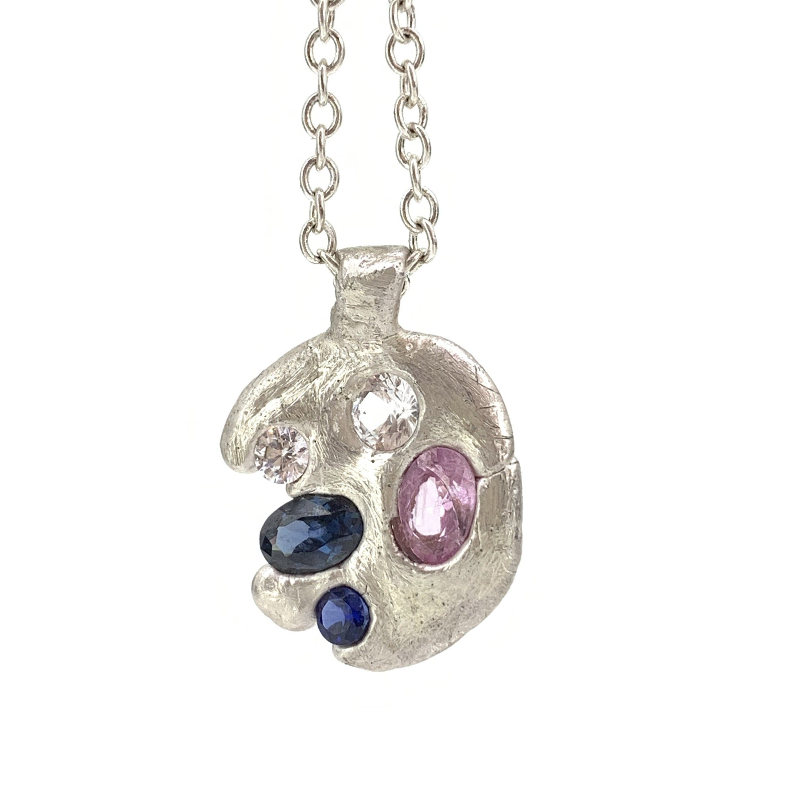 Telling - Sterling silver & gemstone pendant necklace – Leah Firth Jewelry