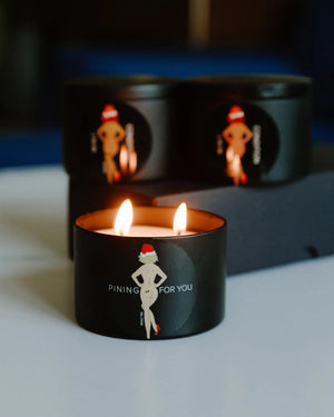 SendNudes by Roque Paq: "Pining For You" Soy Candle - Hippie & French