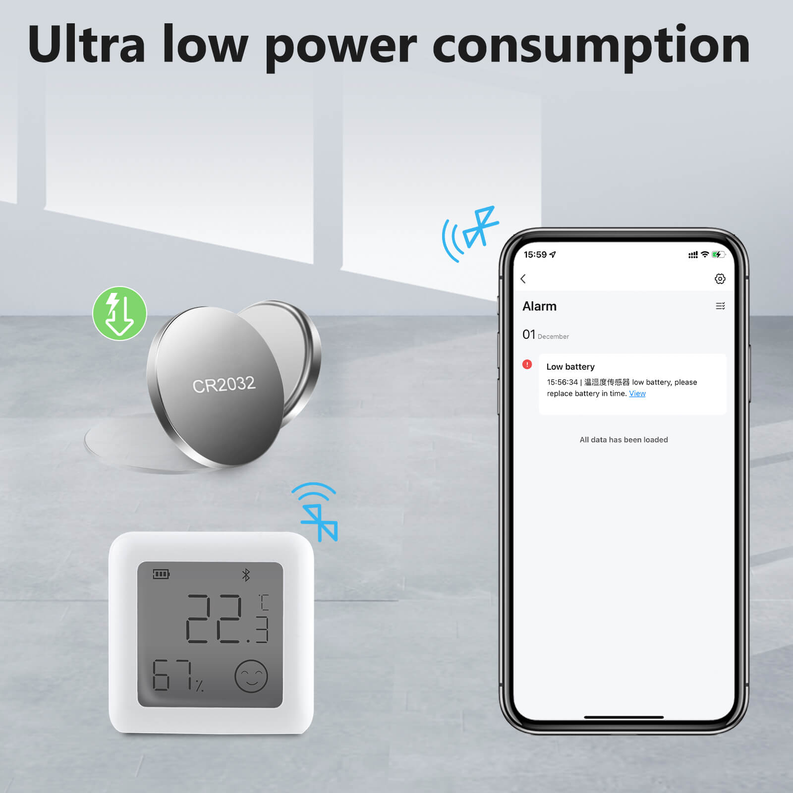 Ultra low power consumption