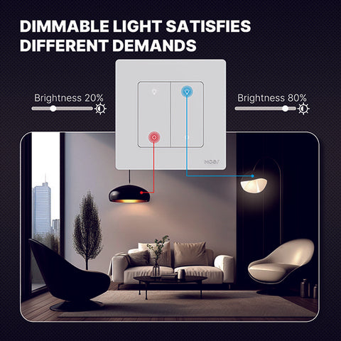 dimmable light satisfies different demands
