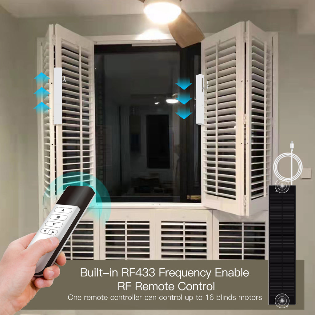 Built-in RF433 Frequency Enable+RF Remote Control