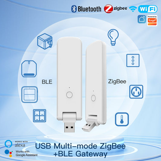 ZigBee Wireless Gateway Hub with App Voice Control via Alexa, Google H –  Jusbtek Smart
