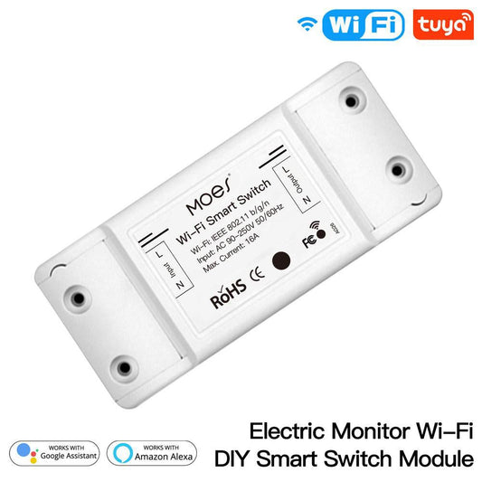 MOES WiFi DIY Smart Breaker, Switch Electric Monitor Module