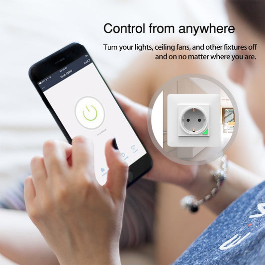 Smart Home Plug Wireless Power Outlets Light Switch Socket US EU