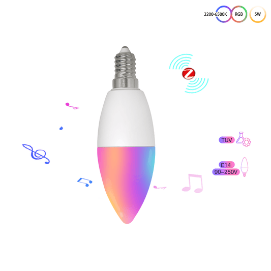 MOES ZigBee GU10 Led Bulb LightSmart RGB Colorful Dimmable Lamp