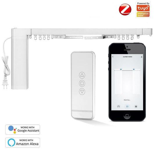 smart curtain opener auto open and closing system remote /app control wifi electric  curtain motor - AliExpress