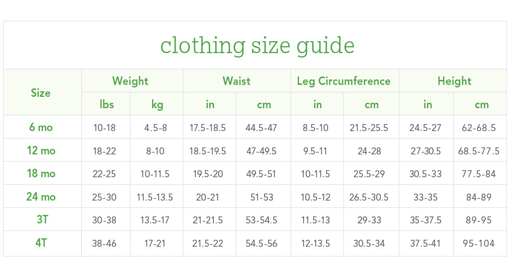 Size Guide & Information