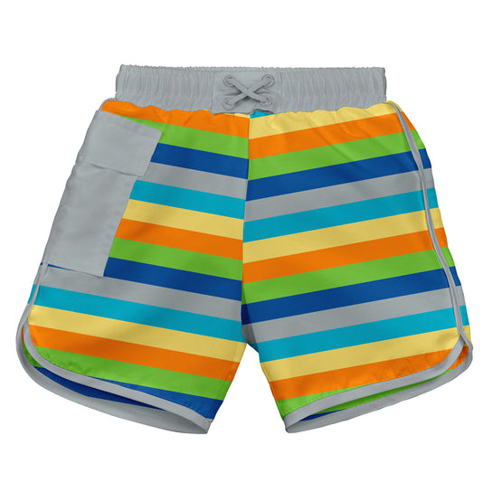I play. Trunks with Built-in Reusable Swim Diaper