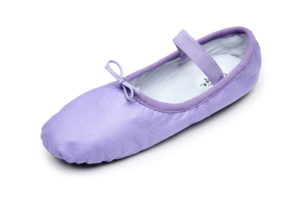 purple pointed toe flats