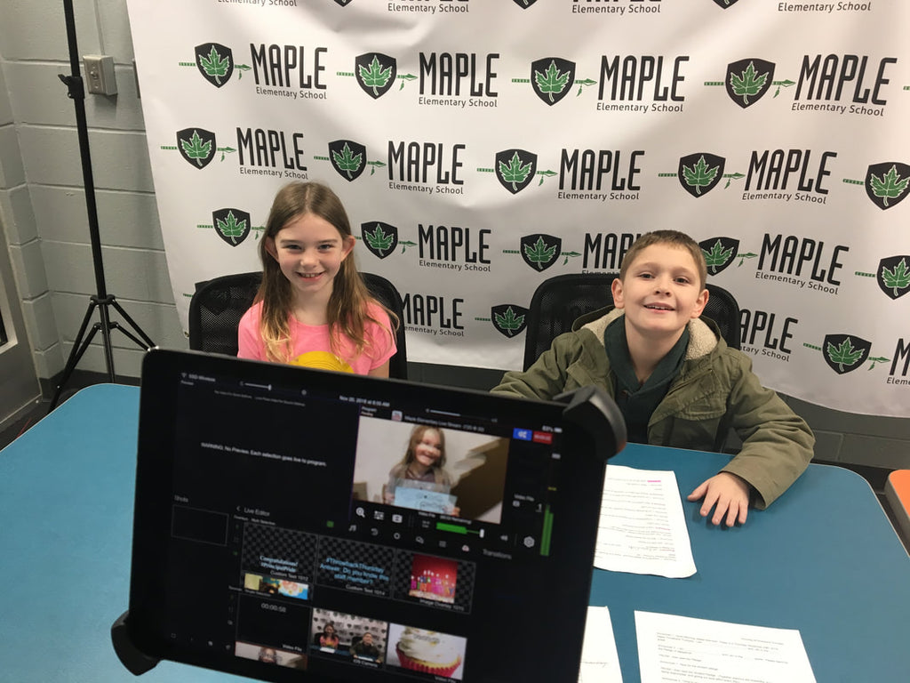 How Maple Elementary Live Streams Morning Announcements For Free Teradek