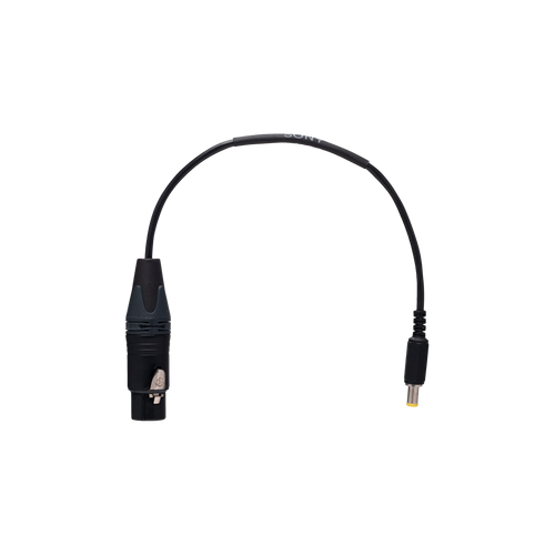 4-pin XLR Male to barrel connector - Sony / 8 Inch