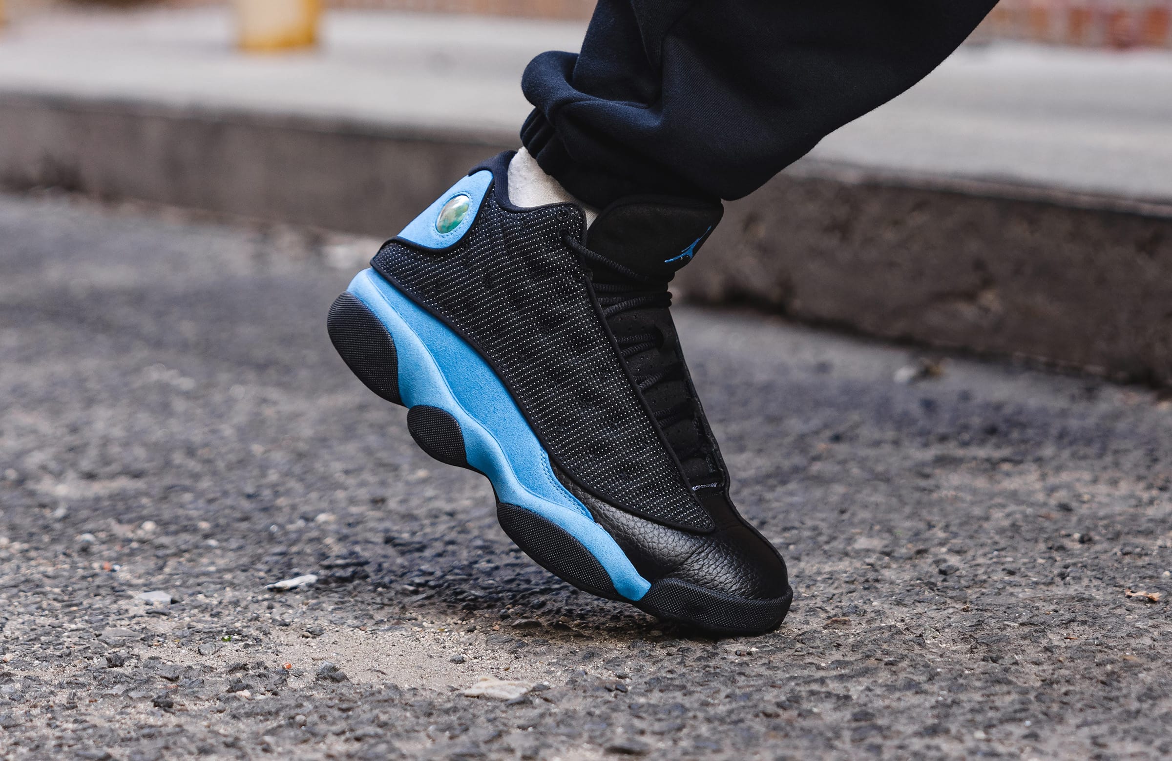 university blue jordan