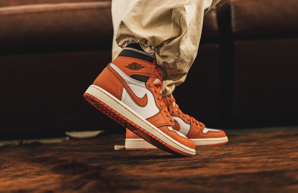 jordan 1 starfish on feet