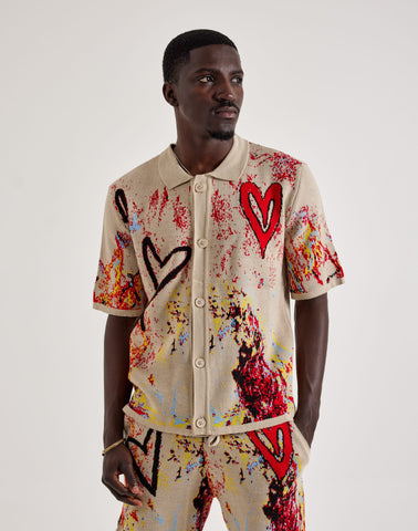 Chapter By Kohli One In A Million Knit Button Shirt