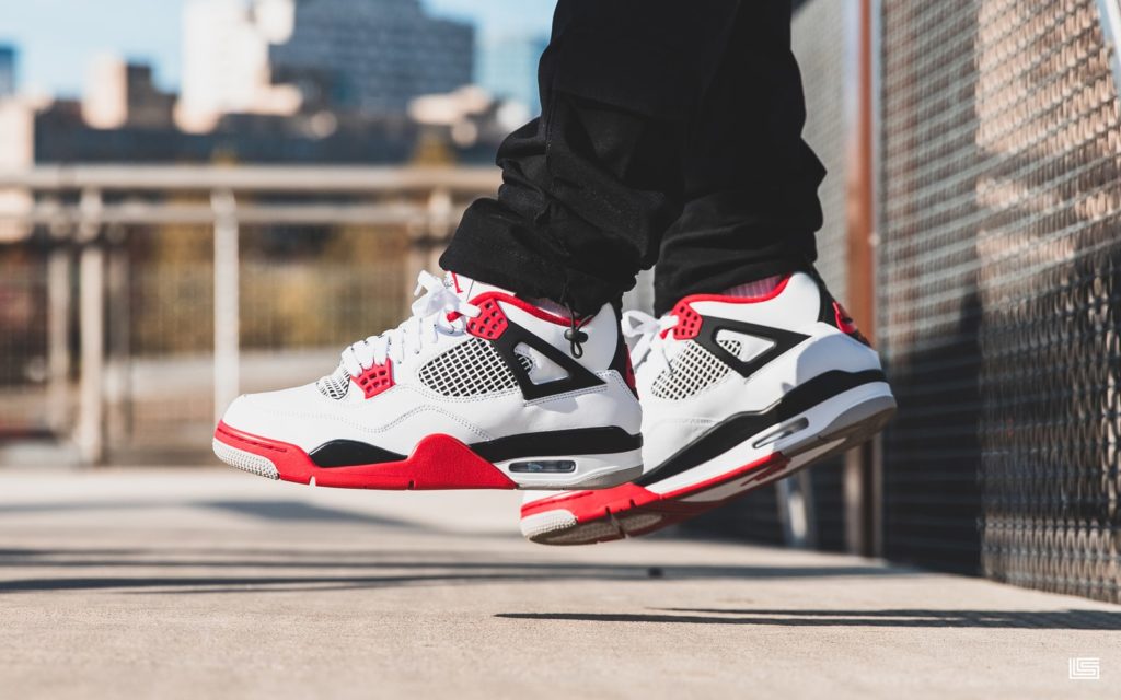 Heating Up With The Air Jordan 4 “Fire Red” – DTLR
