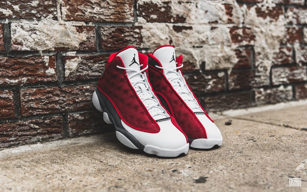 Jordan 13 Retro Gym Red/Flint/White Grade School Kids' Shoe - Hibbett