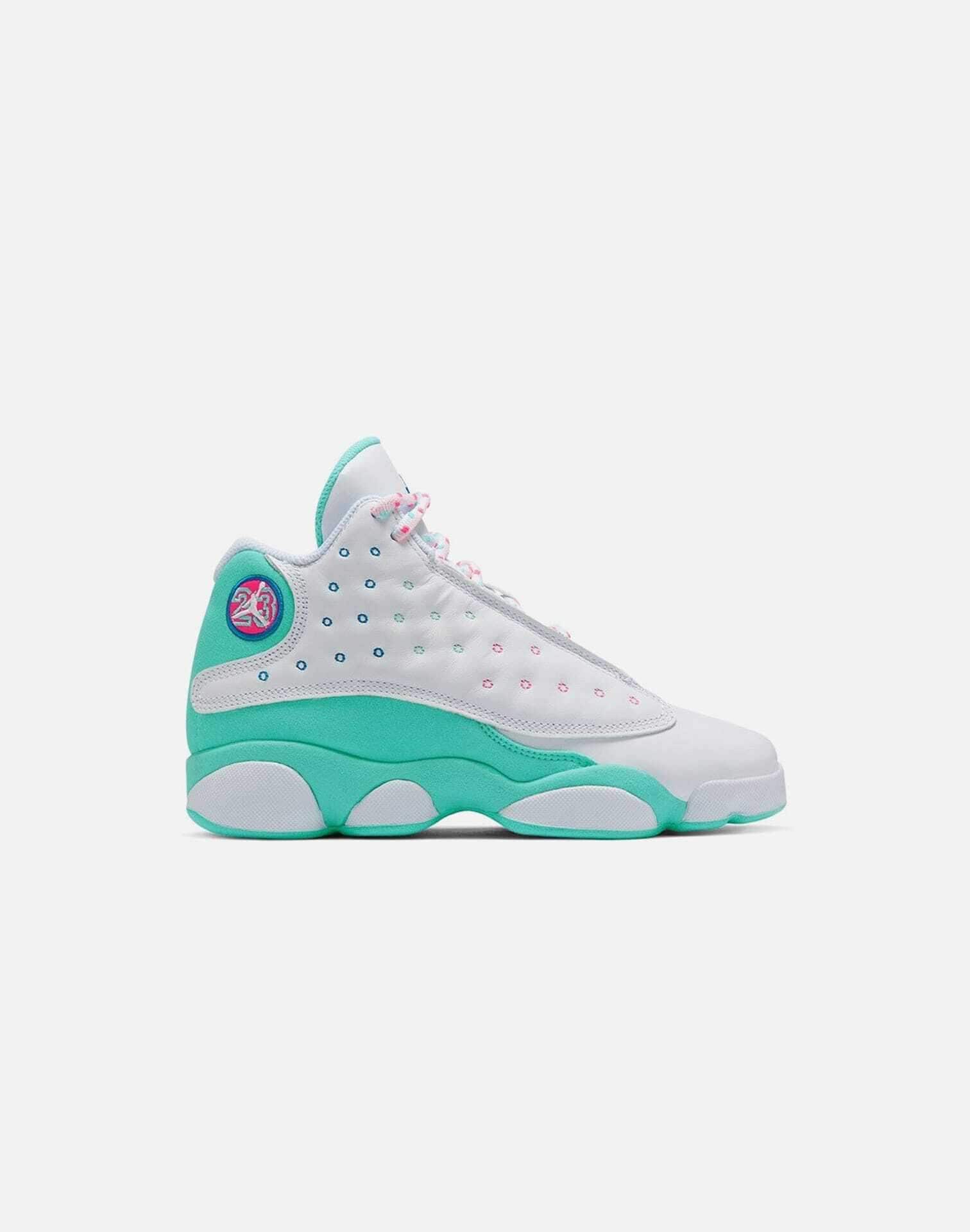 air jordan 13 gs aurora green