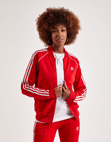 adidas Adicolor SST Track Pants - Red | Women's Lifestyle | adidas US