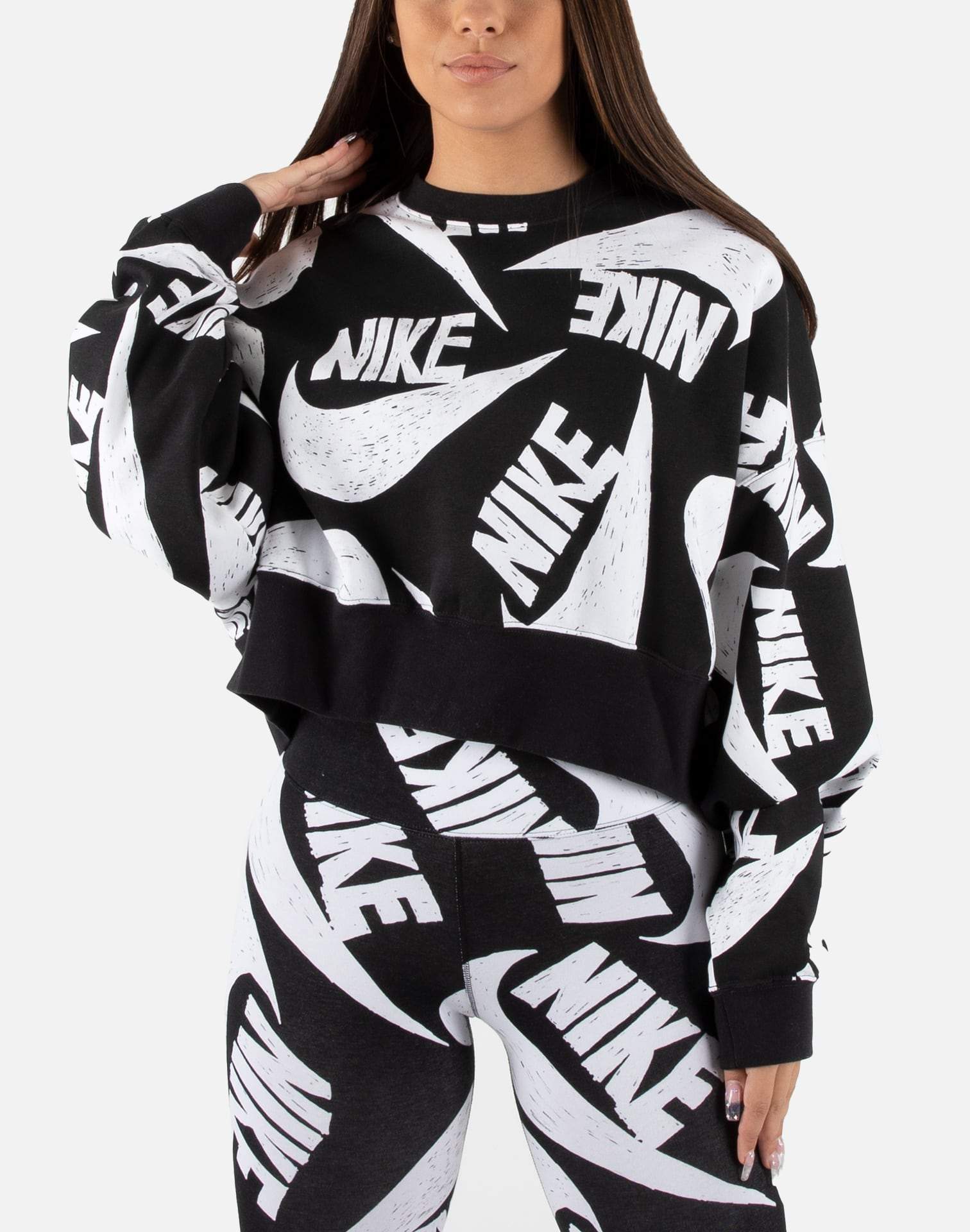 nike iconic clash all over print