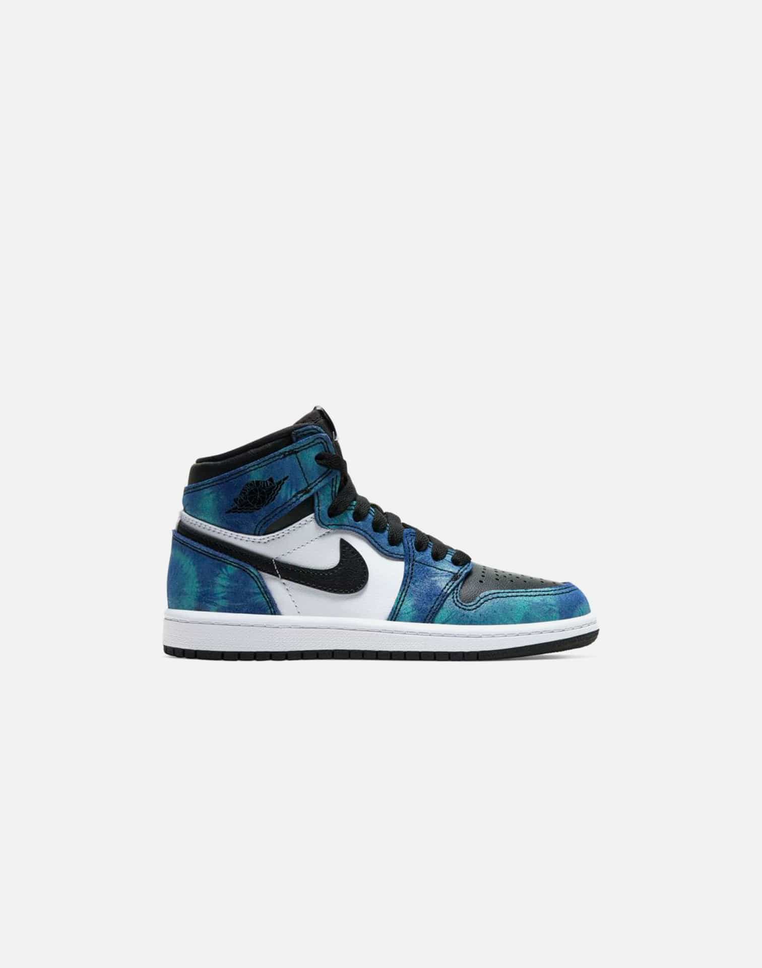 tie dye jordan 1 grade school