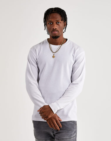 Long-sleeved thermal shirt in white