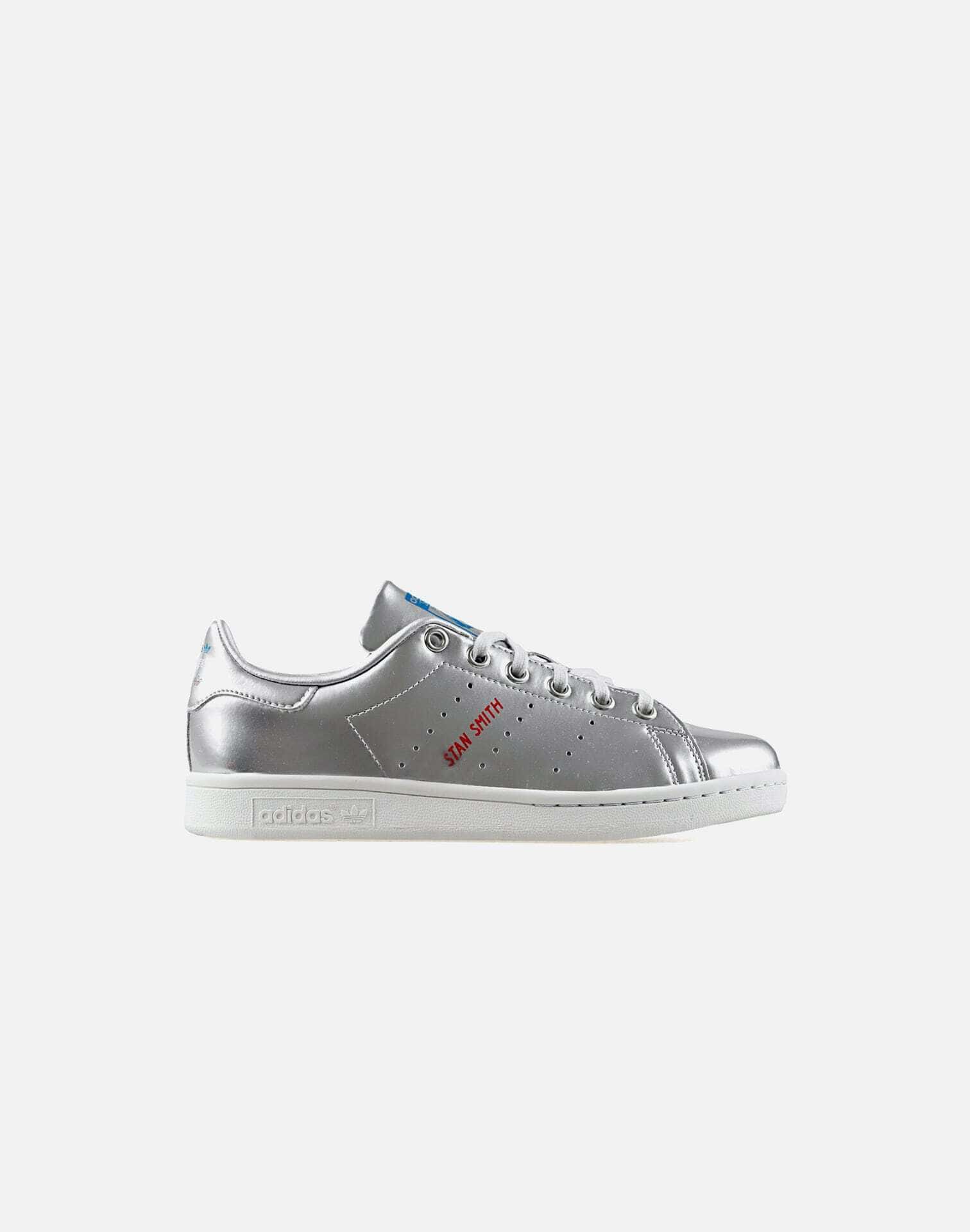 all white stan smith grade school