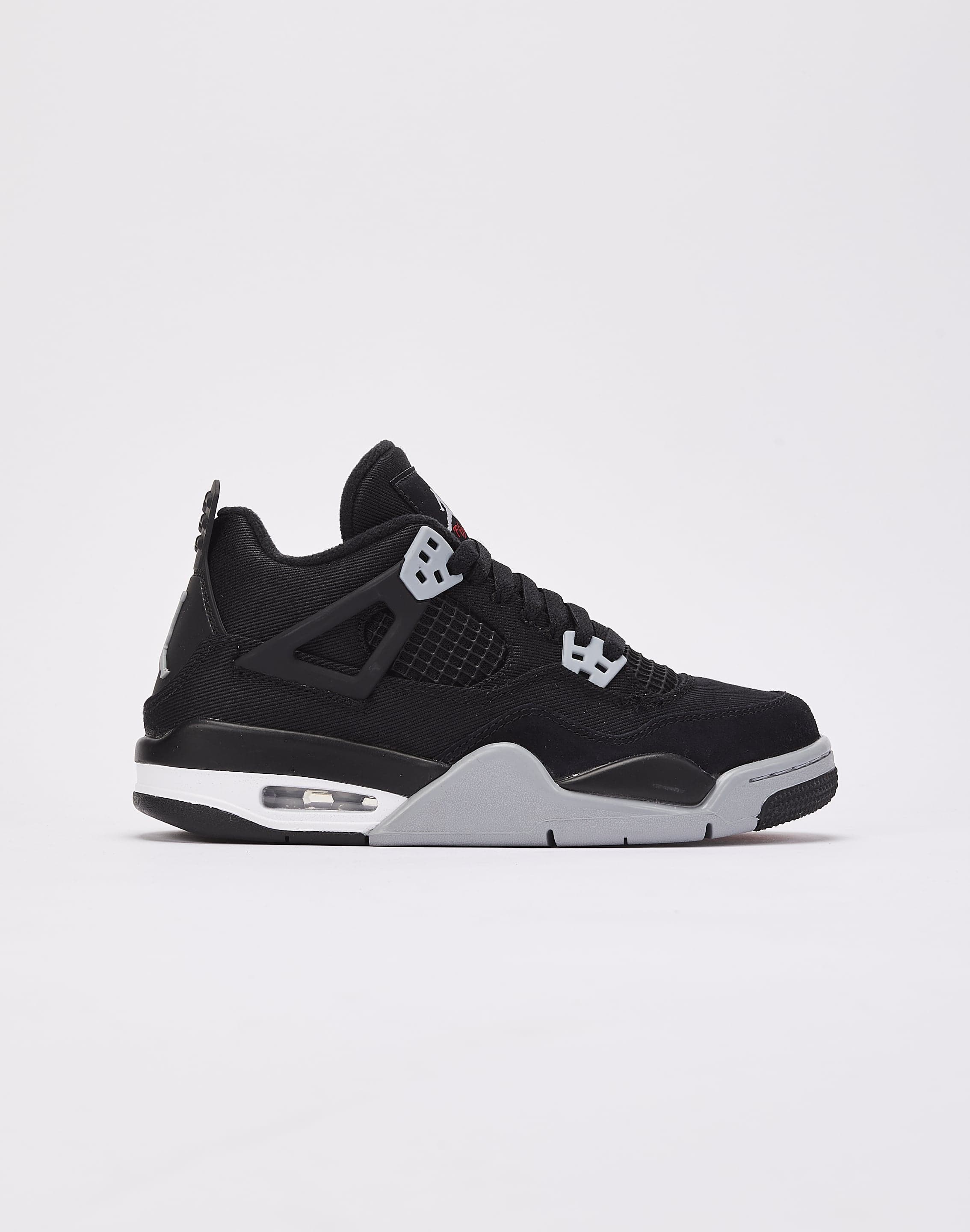 black jordan 4s grade school