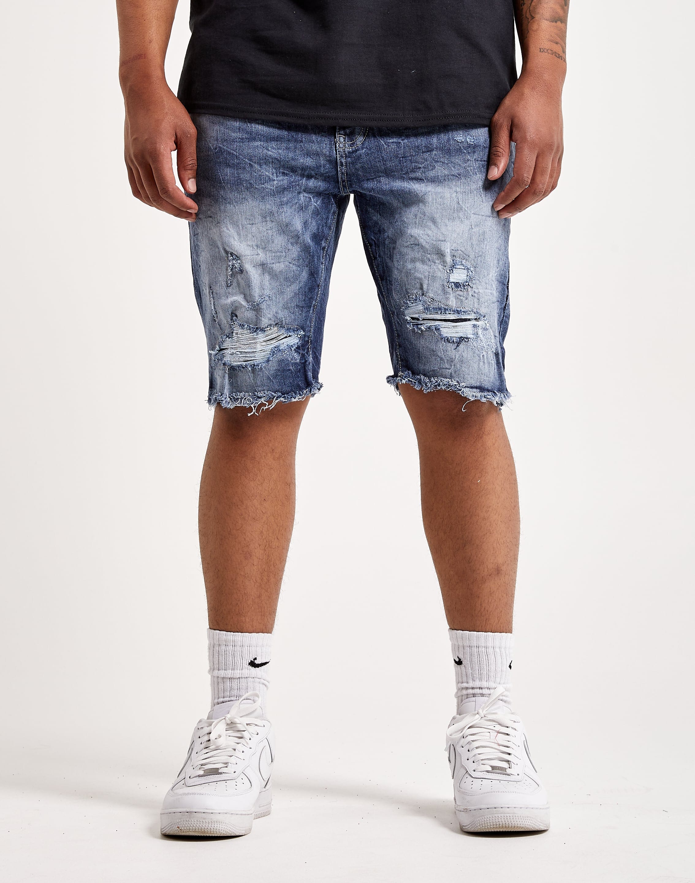 jean shorts with jordans