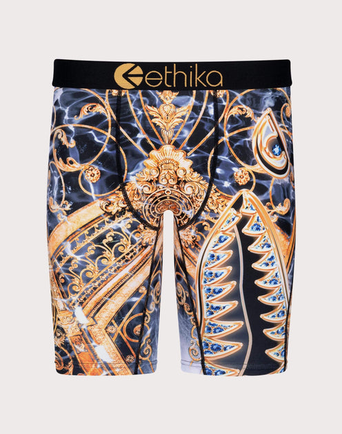 Ethika Kids Sky Luxe Blue Boxer Briefs