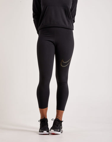 Adidas Women's Leggings S Black Cotton with Elastane