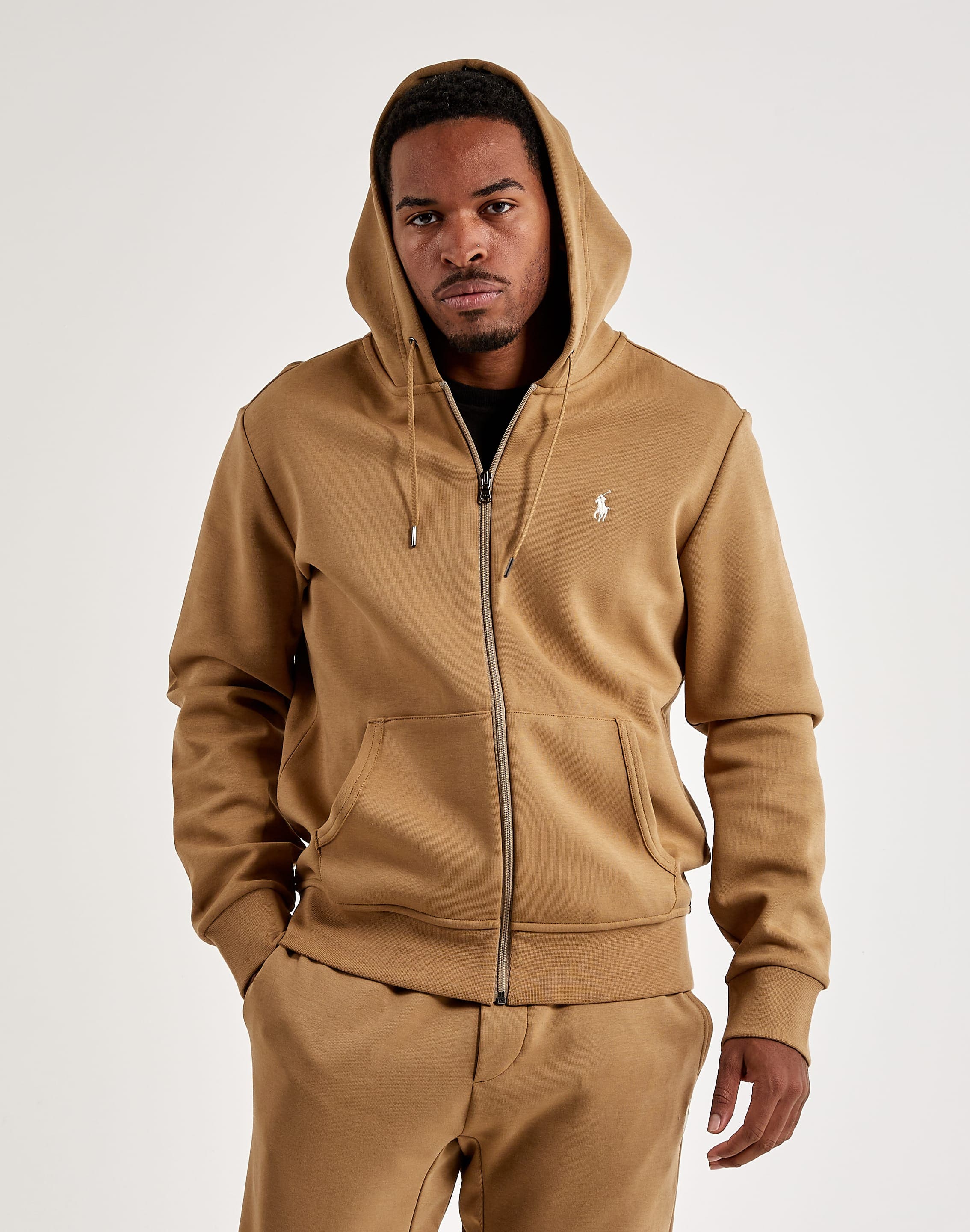 Polo Ralph Lauren Double-Knit Full-Zip Hoodie – DTLR