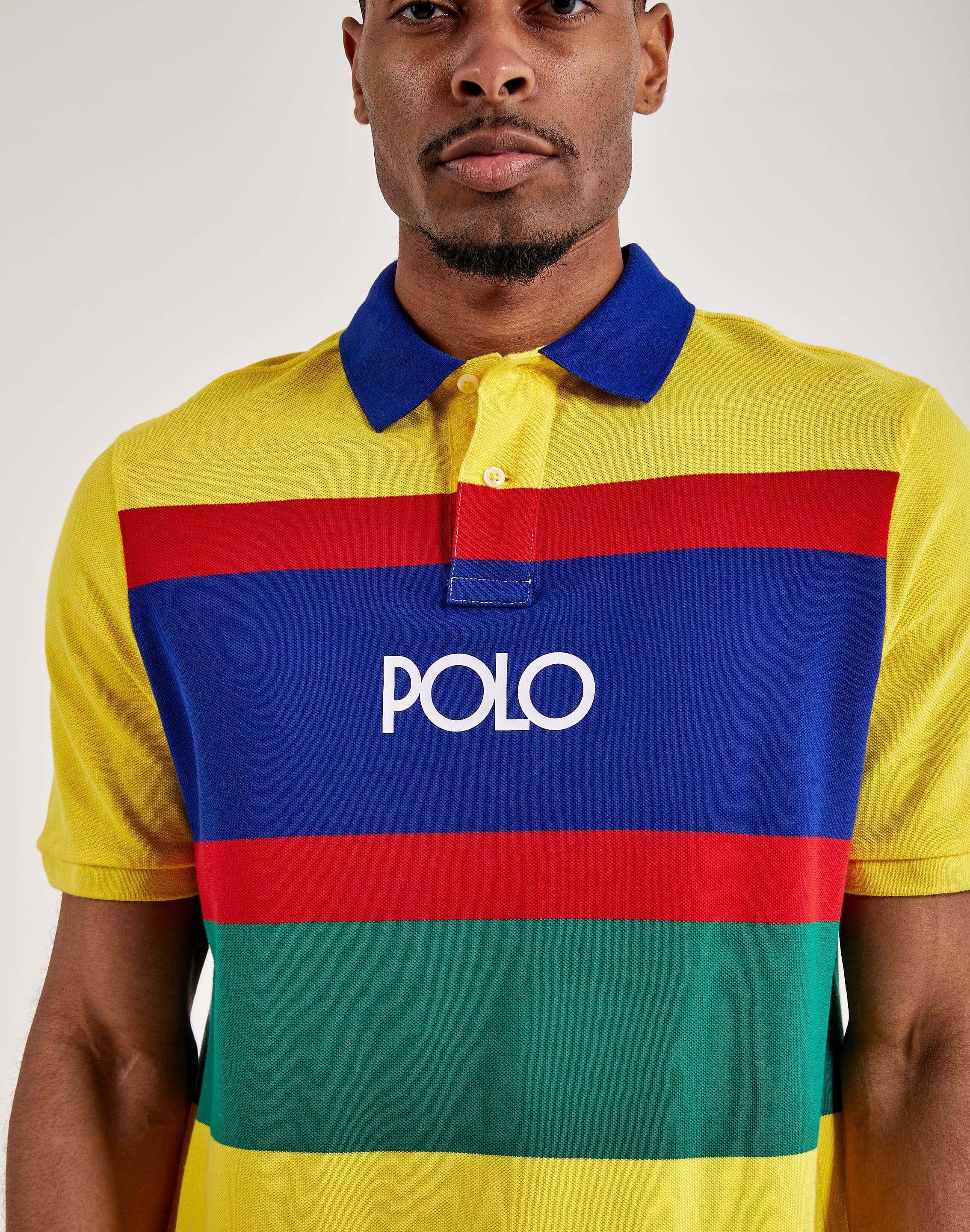 Polo Ralph Lauren Logo Striped Polo – DTLR