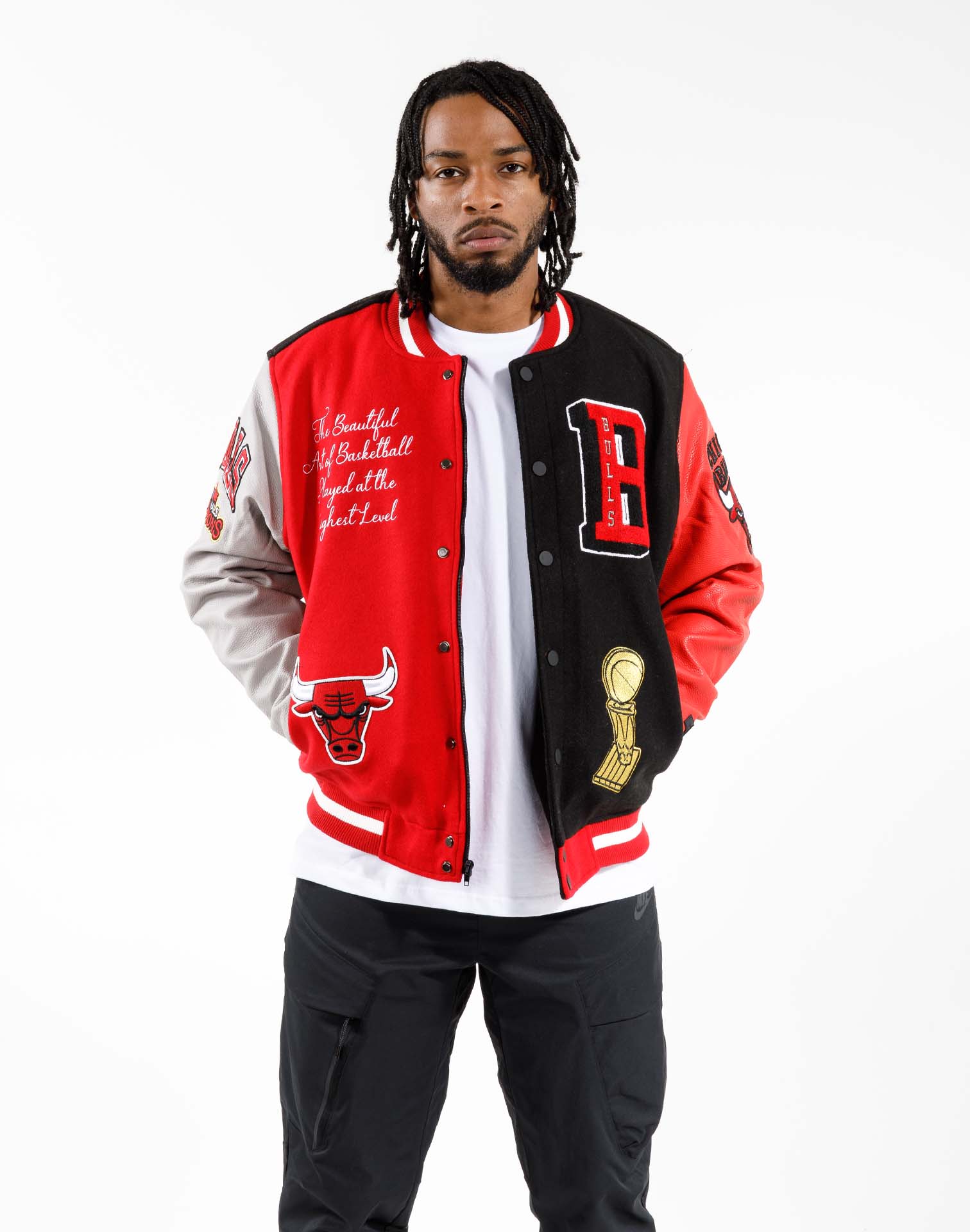 Pro Standard Nba Chicago Bulls Logo Varsity Jacket – DTLR