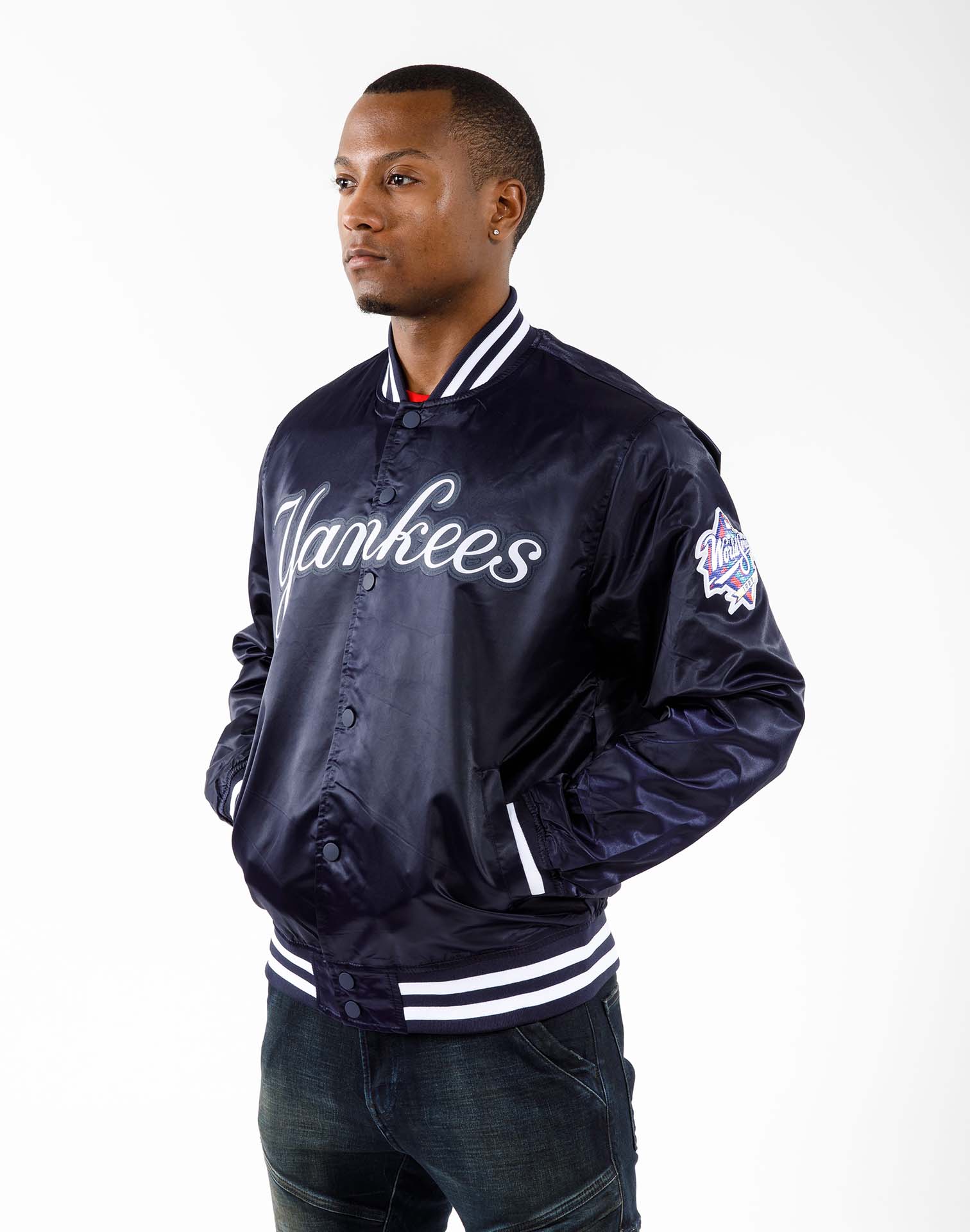 Men's Pro Standard New York Yankees MLB Stitched Logo Pullover Hoodie