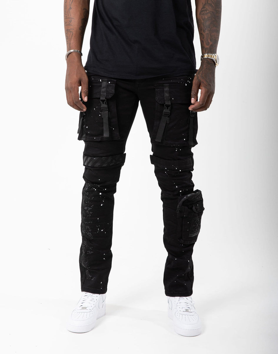 PAINTED CARGO JEANS – DTLR