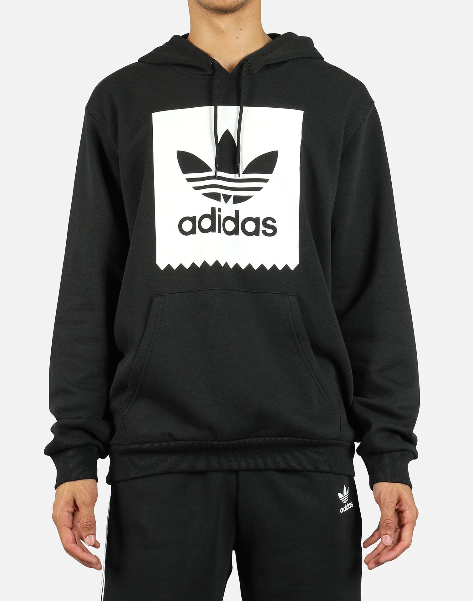 adidas trefoil solid hoodie