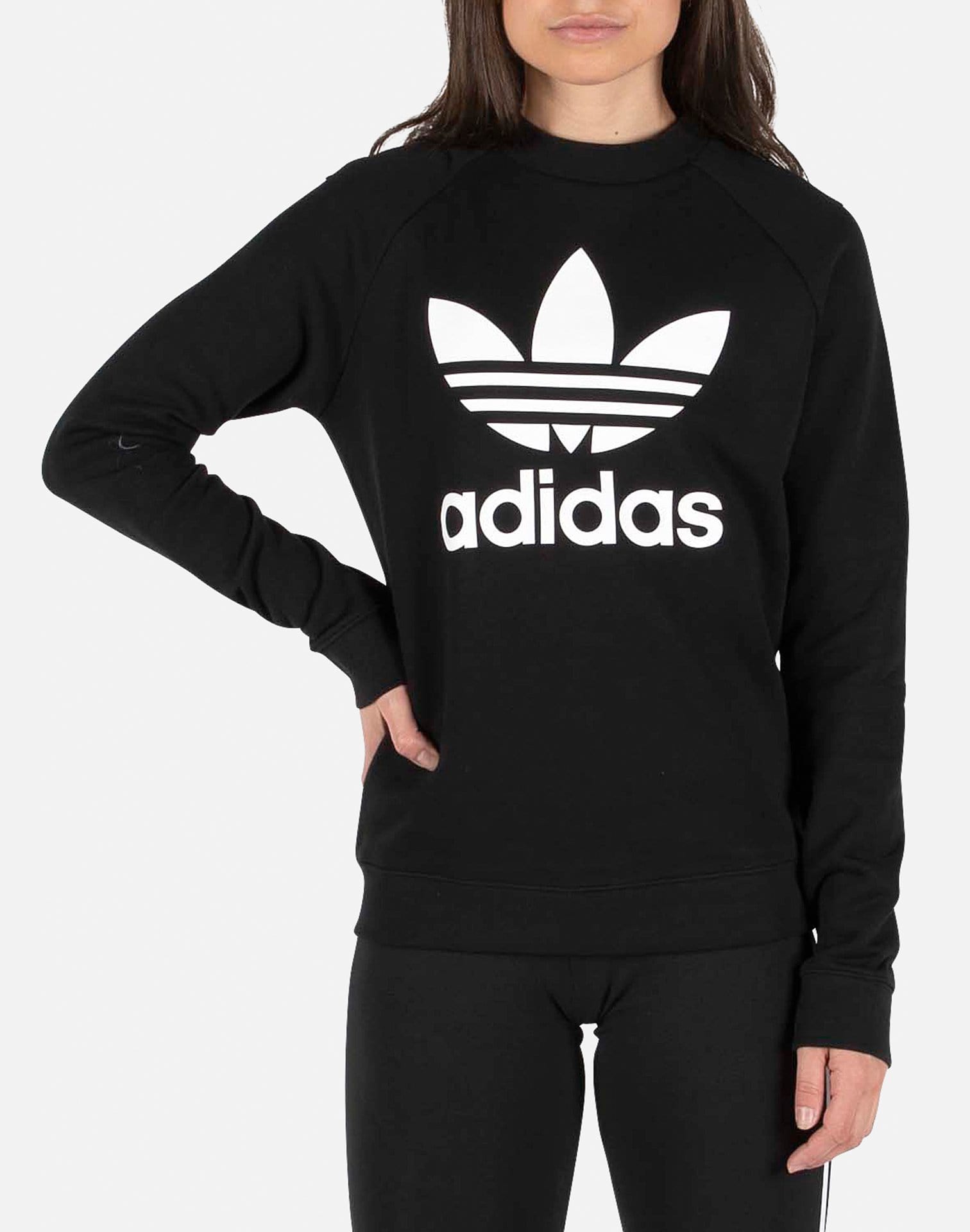 women's adidas crewneck sweatshirt
