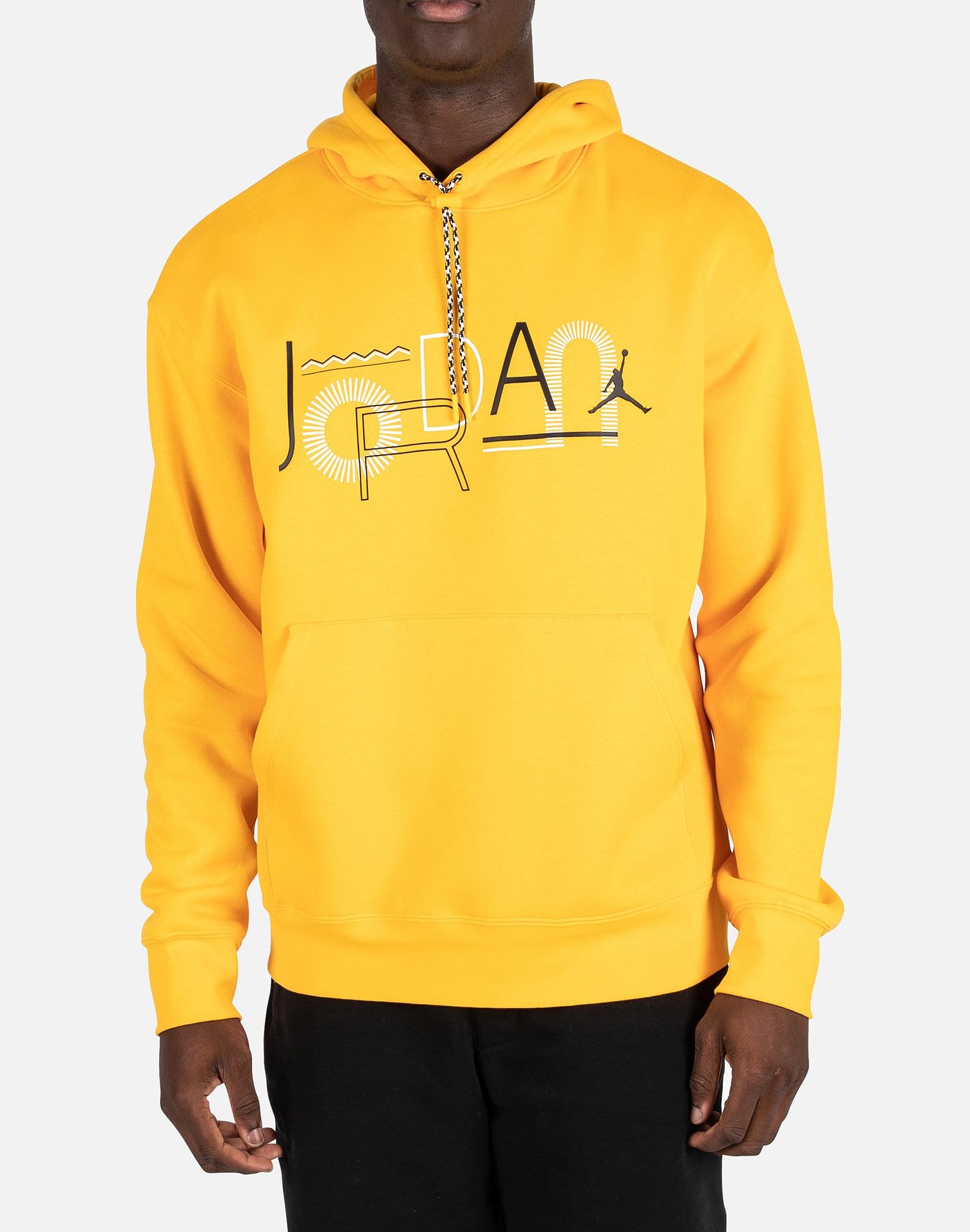 jordan yellow hoodie