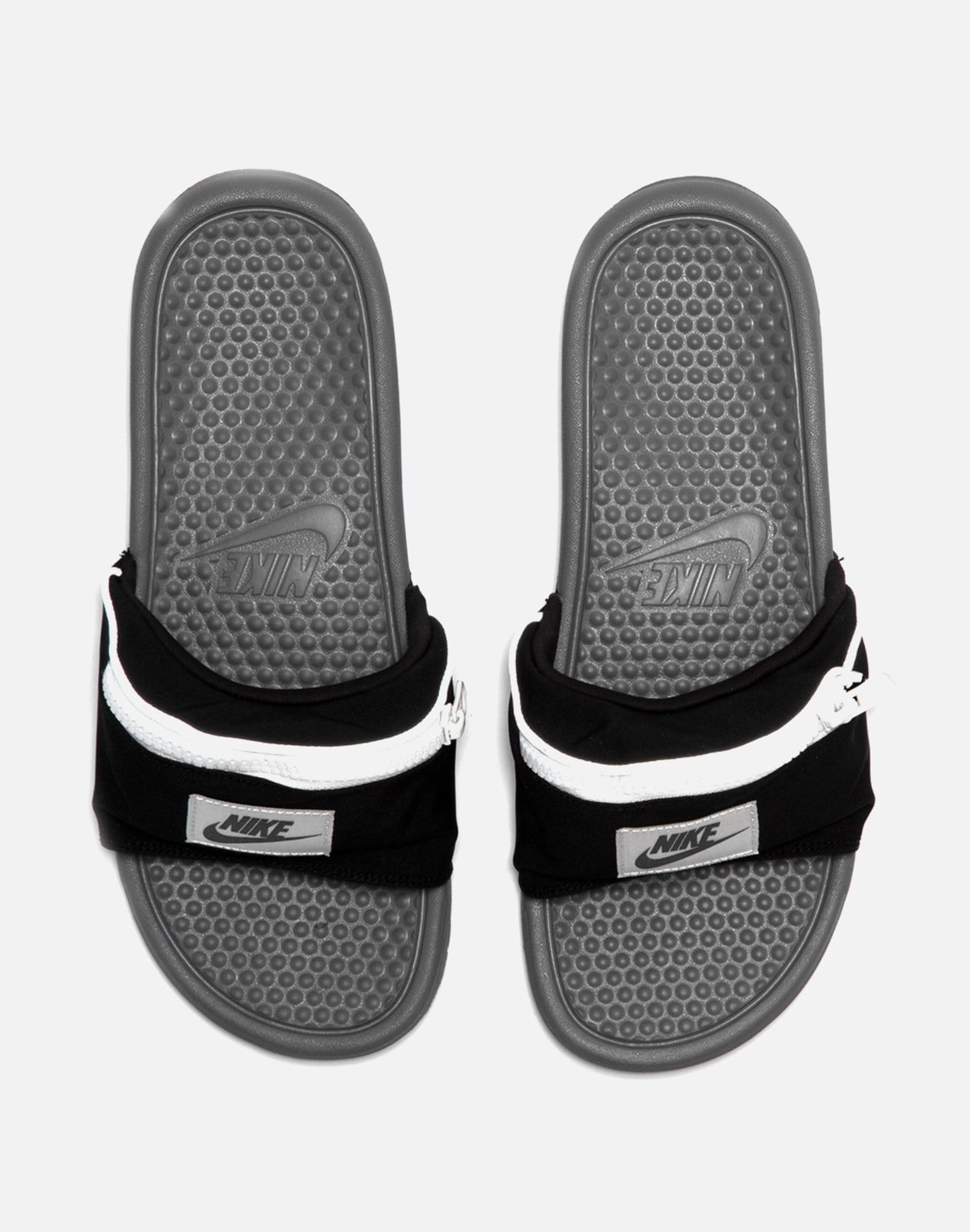 nike slides fanny pack