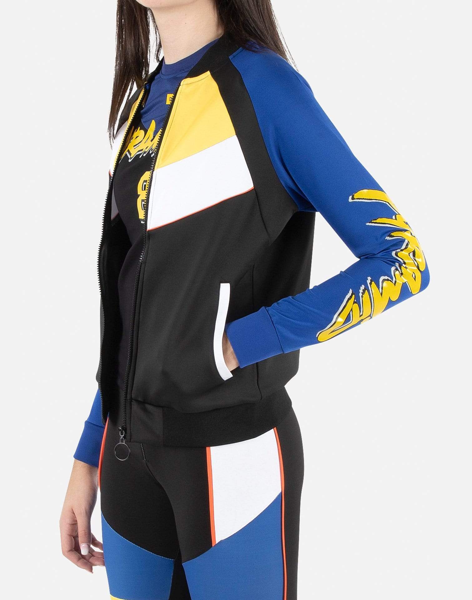 nike moto colorblock track jacket