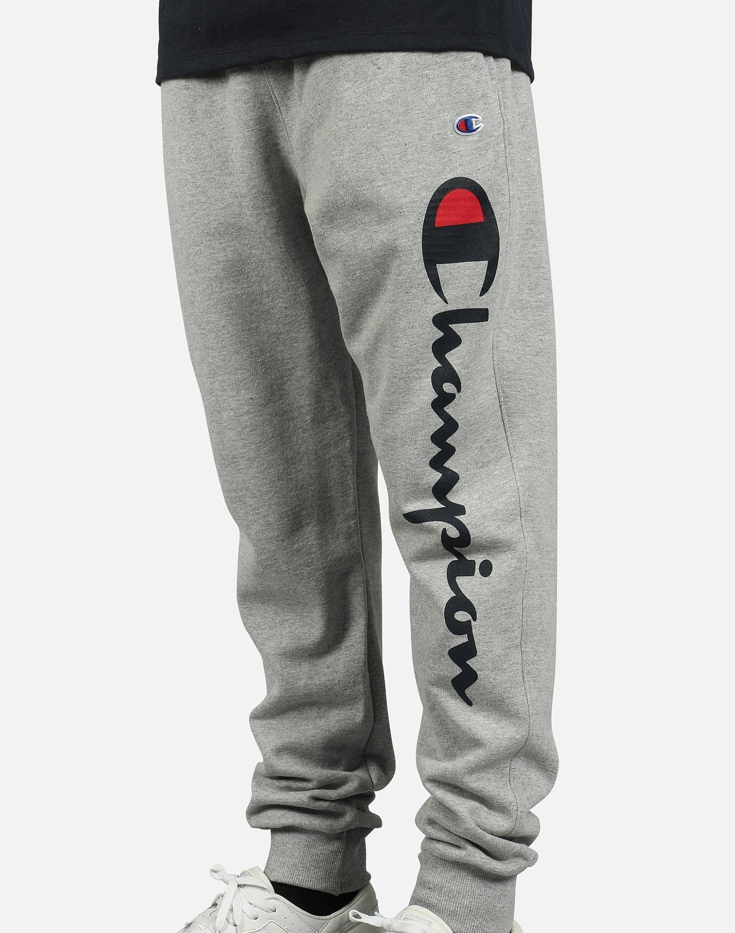 champion men's graphic powerblend fleece jogger