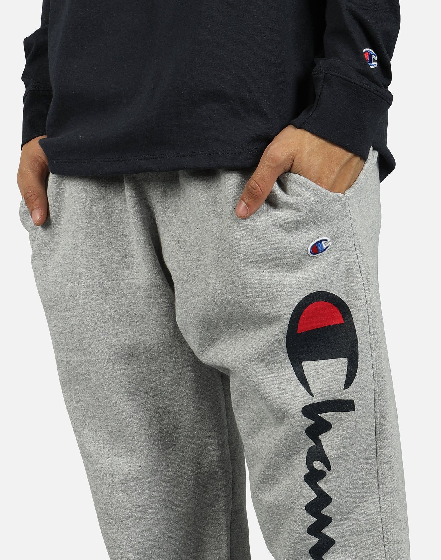 champion script fleece jogger pants