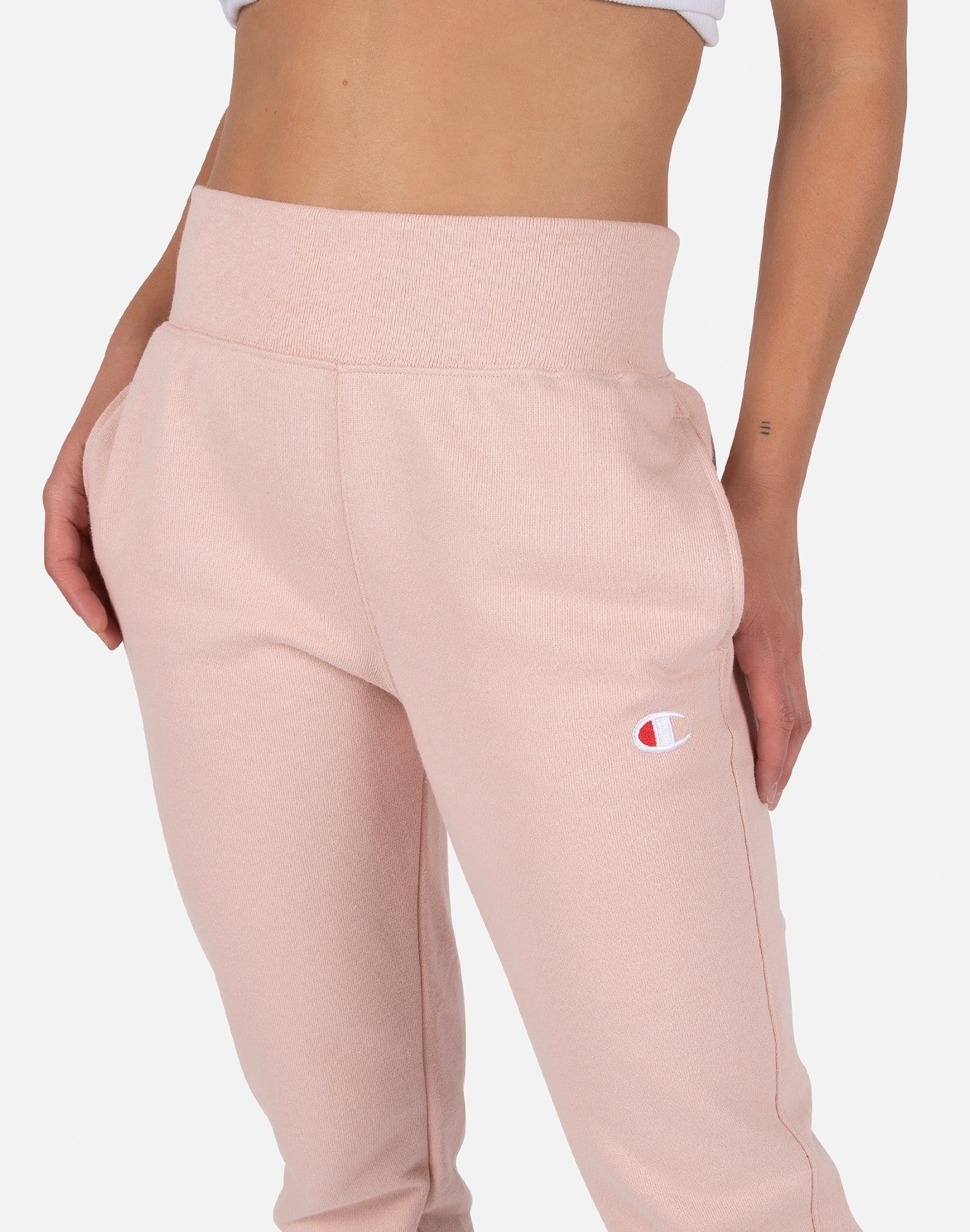 womens pink champion sweatpants