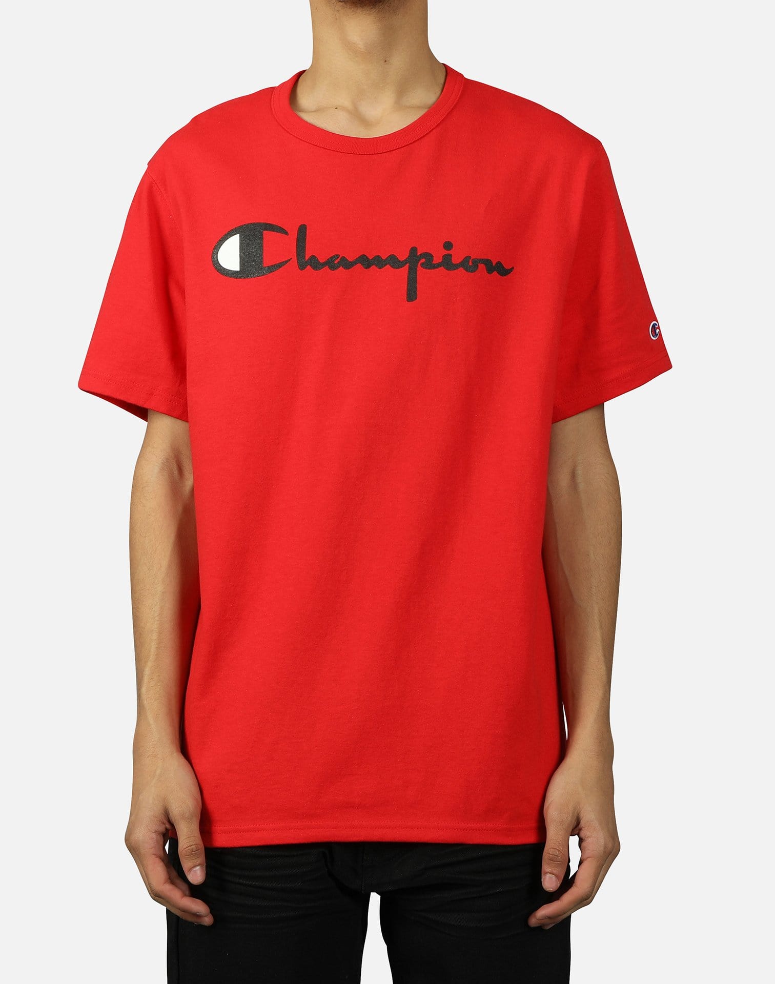 champion script logo tee