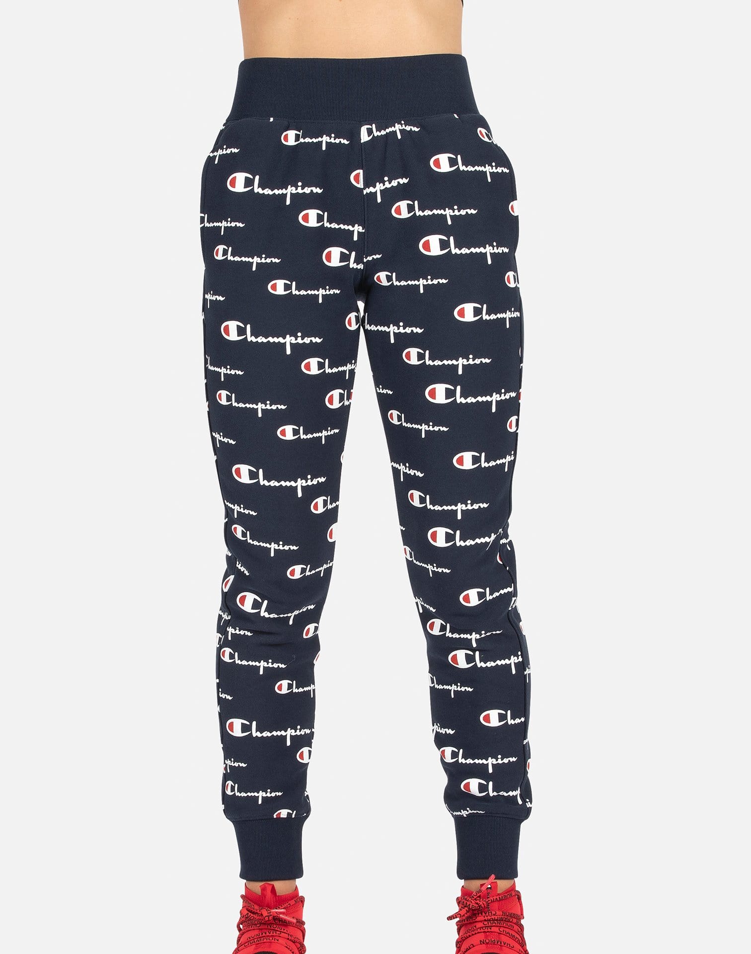 champion all over print joggers womens